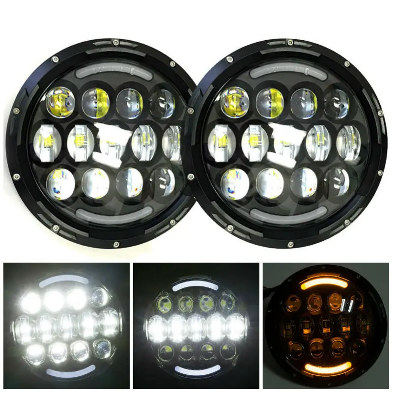 7inch led headlight with DRL 1800