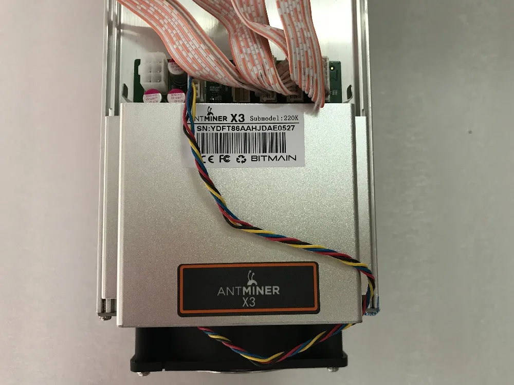 Новейшие CrptoNight Шахтер Antminer X3 220KH/s 500 Вт с БП высокая прибыль добыча CryptoNight основе монеты КРБ XMC DCY ETN и т. д