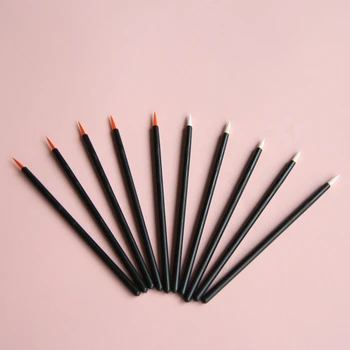 

Eyemix Newest 50Pcs/Pack Disposable Eye Makeup Eyeliner Brushes Wand Applicator Cosmetics Complete Professional Makeup Tools