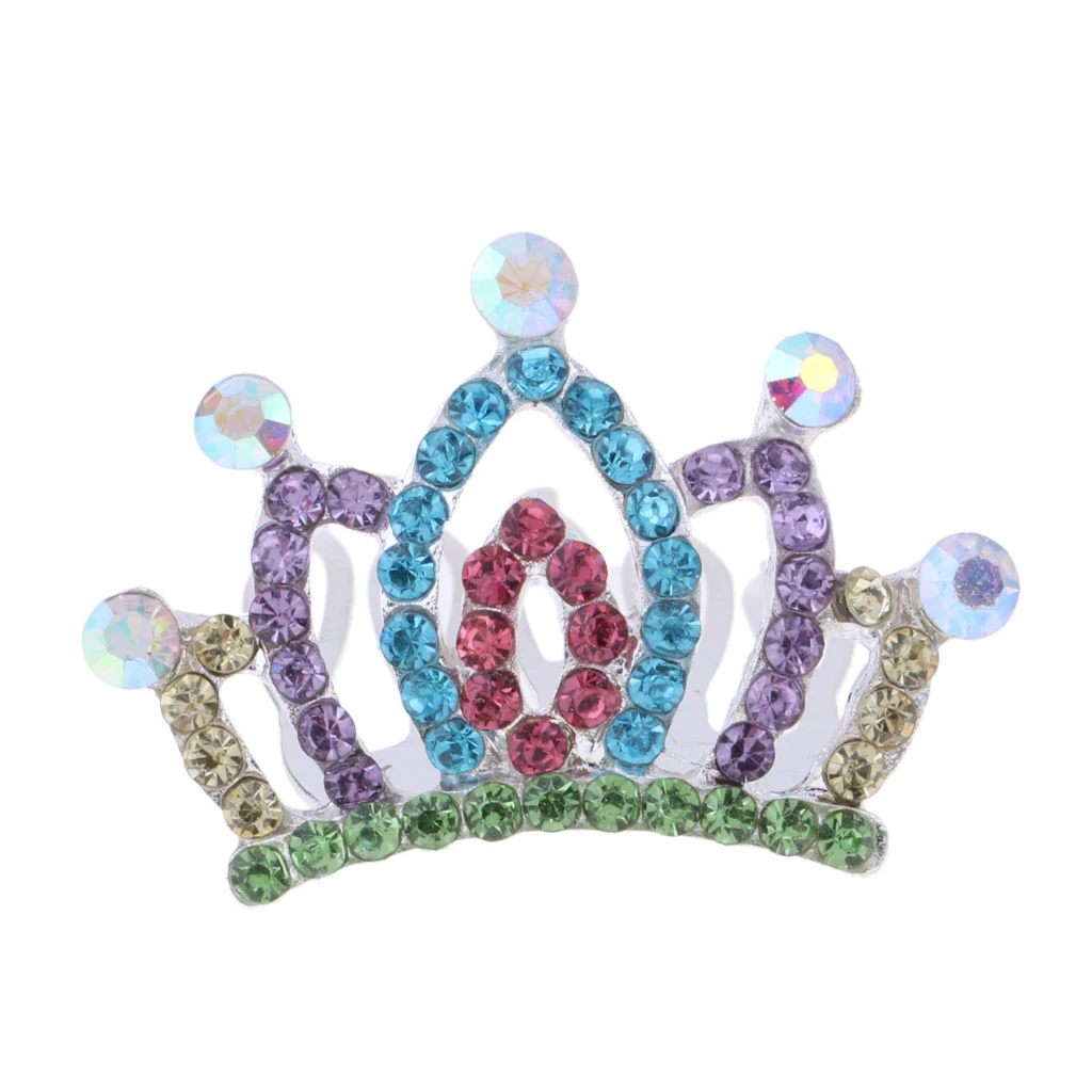 Beautiful Girl Doll Headdress Princess Crystal Mini Tiara Crown For Monster High School Girl Doll Party Outfits Accessory