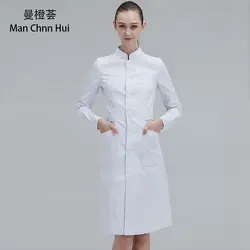 Дамы спецодежда медицинская халат лабораторный халат доктор тонкий разноцветный униформа медсестры Спецодежда