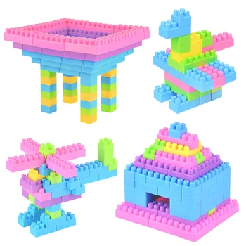 

2018 explosion models large particles building blocks children's building blocks baby kindergarten early education puzzle spell