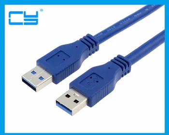 

High Speed Blue USB 3.0 A type Male to Male USB Extension Cable AM TO AM 4.8Gbps Support USB 2.0 0.3M 0.6M 1M 1.5M-5M