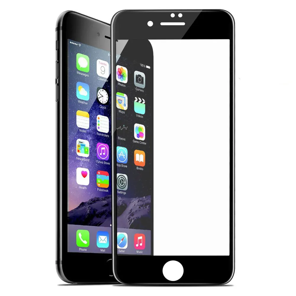 NYFundas для Apple iPhone 7 Plus 8 6 6S X протектор экрана из закаленного стекла полное покрытие