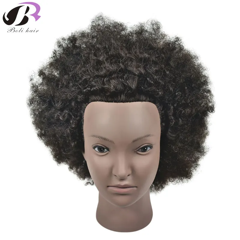 afro training mannequin head