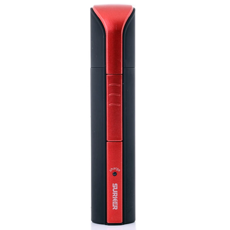Surker Zs-216, 2 в 1, электрический триммер для волос в носу, нож для бровей, волосы в носу, можно мыть полностью, портотивная Зарядка для бритвы, штепсельная вилка европейского стандарта - Цвет: Black