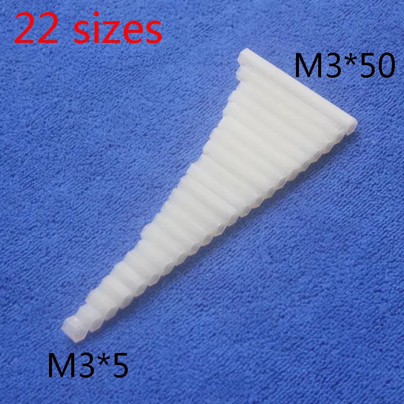 M3*12 12mm 1 pcs white Nylon Hex Female-Female Standoff Spacer Threaded Hexagonal Spacer Standoff