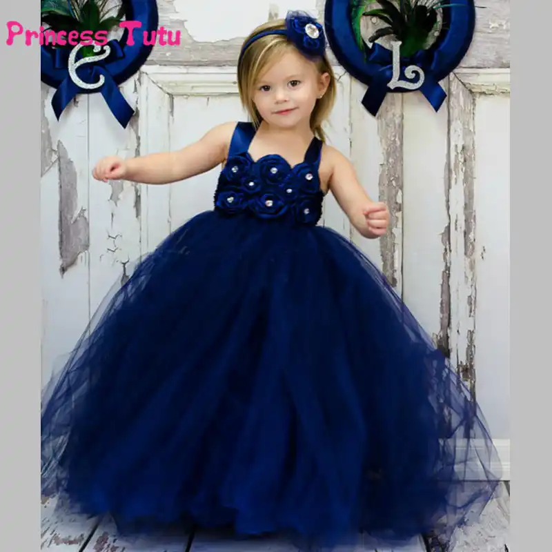 baby girl navy blue dress