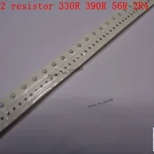 0402 F SMD резистор 1/16 Вт 330R 390R 56R 2.4R 68R Ом 1% 1005 резистор проволочного чипа 500 шт./лот