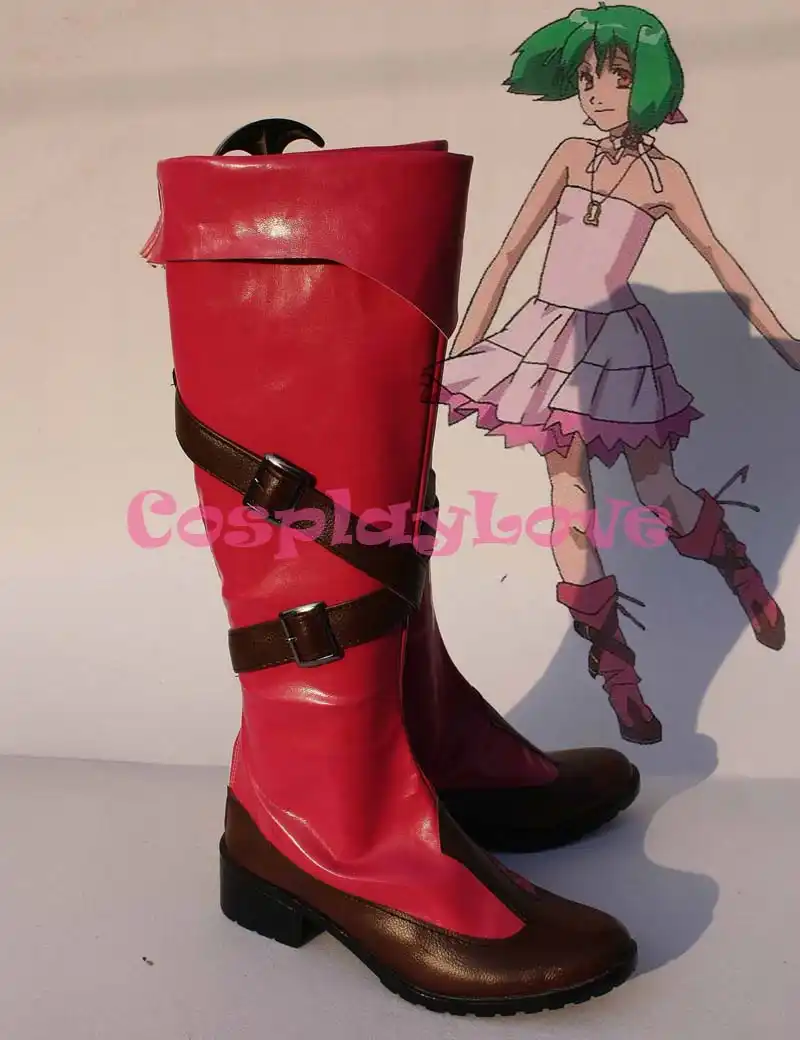 カスタムメイドマクロスfランカ リー ランカコスプレ靴ブーツハンドメイドハロウィンクリスマスフェスティバルcosplaylove Hand Made Ranka Lee Cosplayhand Shoes Aliexpress