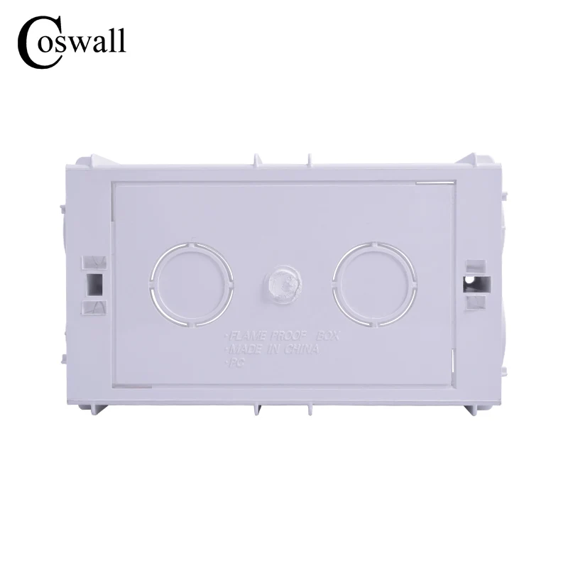 Coswall Thicken Deepen 56mm Depth High Strength Wall Internal Mounting Box For 146mm*86mm Size Wall Switch or Socket switch box wall socket box