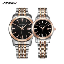 SINOBI часы для влюбленных для мужчин и женщин бизнес часы лучший бренд класса люкс известный кварцевые наручные часы Hodinky Пара часы Relogio Masculino