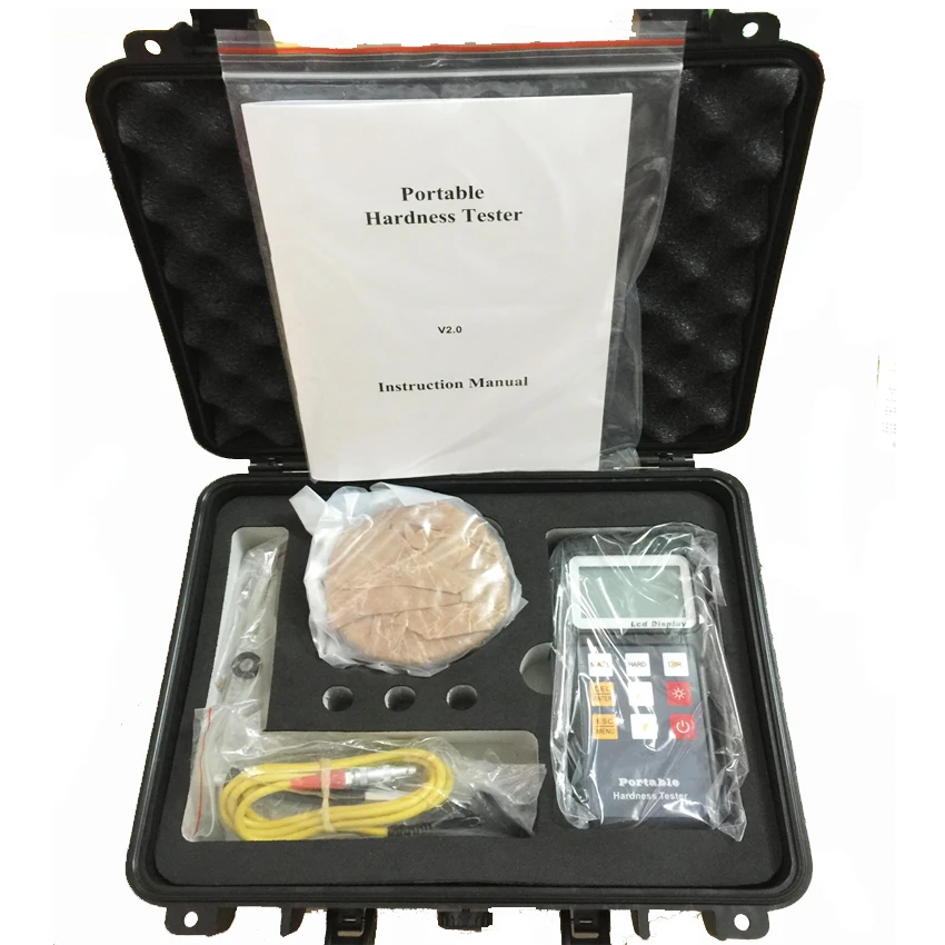 US $376.00 Hot Sale High Precision Handheld Leeb Hardness Meter YHT100 Digital Multifunction Rebound HLD Hardness Tester LCD Display Meter
