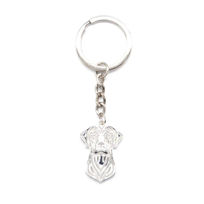 

Fashion Jewelry Charm Key Chains Lovers Alloy Rhodesian Ridgeback Dog Key Chains