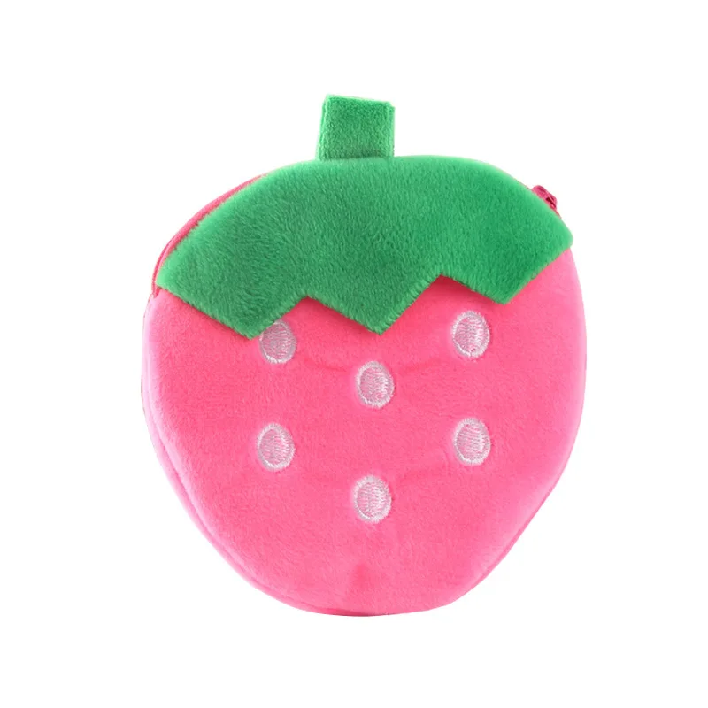 SLPF Plush Wallet 3D Cartoon Cute Fruit Plush Coin Purse Coin Key Bag Lady Hand Take 1 SLPF Plush Wallet 3D Cartoon Cute Fruit Plush Coin Purse Coin Key Bag Lady Hand Take 5