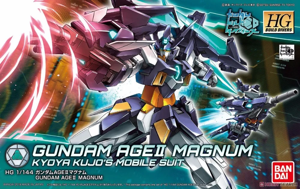 

Gundam Build Divers HGBD 1/144 001 Gundam AGEII Magnum model buidling scale model