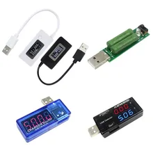 Urijk USB ток Напряжение метр мини LCD экран творческий телефон Напряжение тестер доктор Портативный мобильный Мощность зарядное устройство детектор