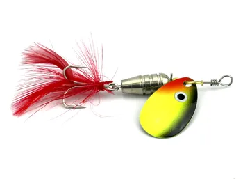 

2016 Jig Fly Fishing Rotating Paillette Freshwater Horses Mouth Set Lure 6.3g Fishing Spinner Bait Vivid Swim Sp021