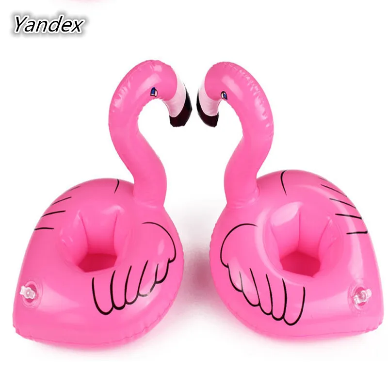 (Yandex) High quality Lazy lol Flamingo Cup holder Inflatable Floating