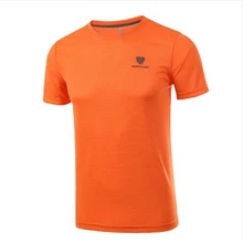 Для мужчин короткий рукав работает Футболка Для мужчин Сжатие футбольные майки Brearthable быстросохнущая беговые Sportwears большой Размеры 4XL