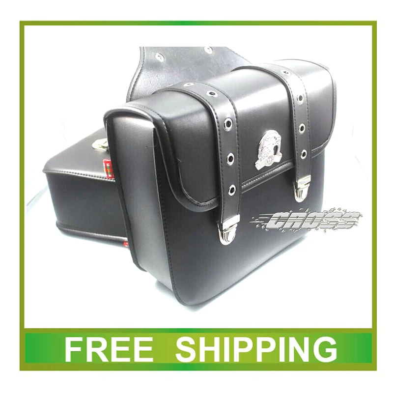 Motorcycle saddle bags village vintage saddlebag Prince Regal Raptor