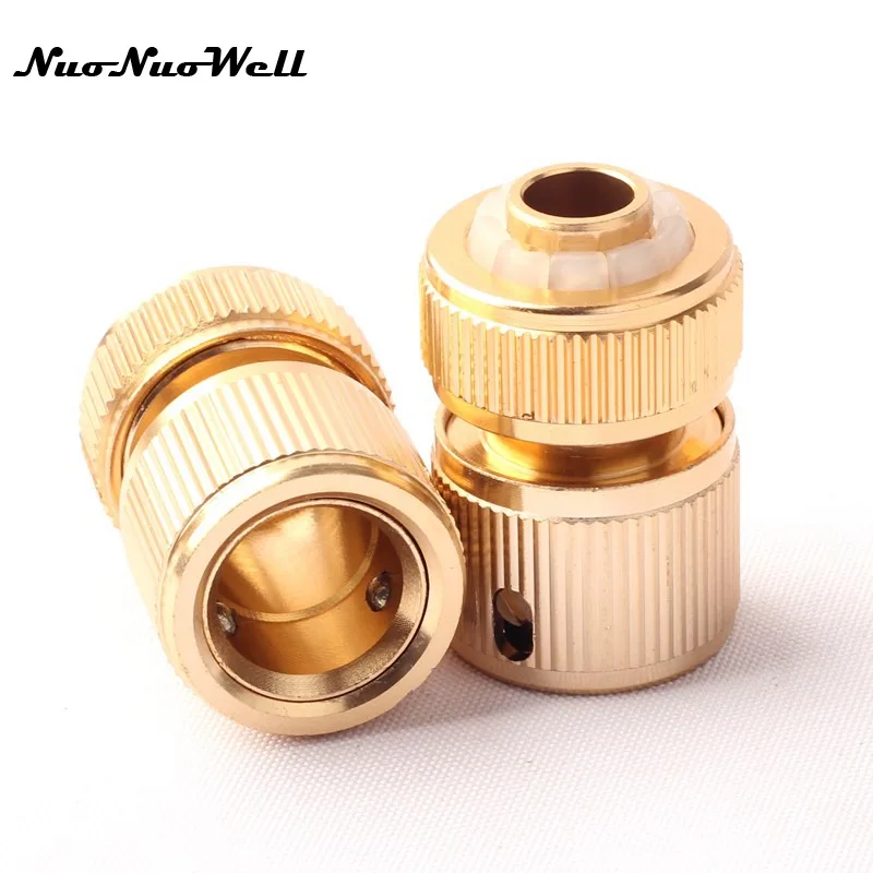 

1/2" Aluminum Quick Connector Tap Connector for Garden Irrigation Pipe Garden Hose Fittings Plant Watering 16mm Hose Adapter