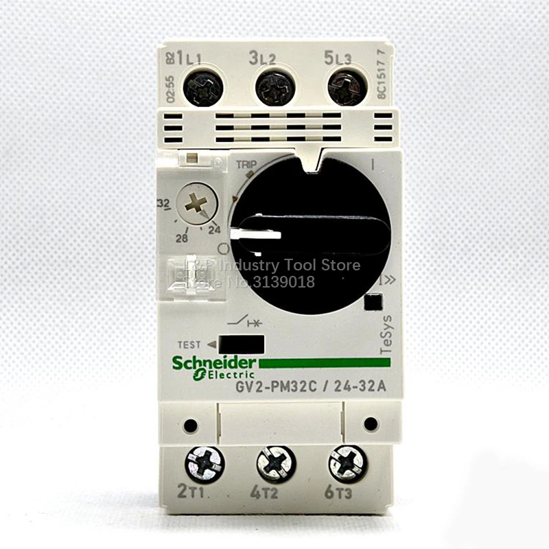 

New Original Schneider GV2-PM32C Motor Circuit Breaker Protection GV2PM32C 24-32A 3P Knob Type