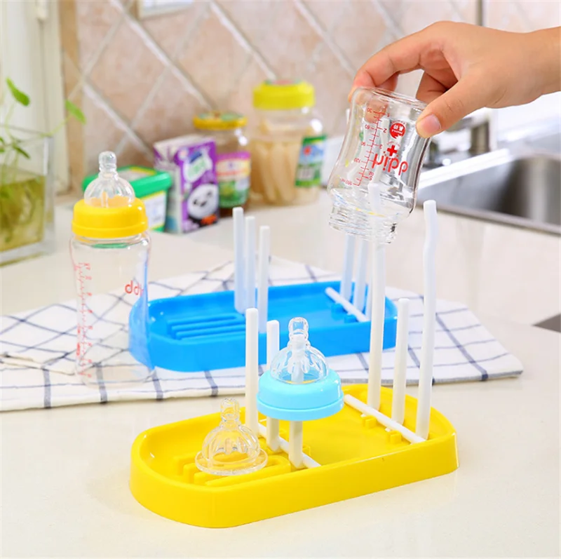 

Tree Shape Baby Bottle Drying Rack Infant Feeding Bottle Cleaning Drainer Storage Nipple Shelf Newborn Pacifier Cup Holder Dryer