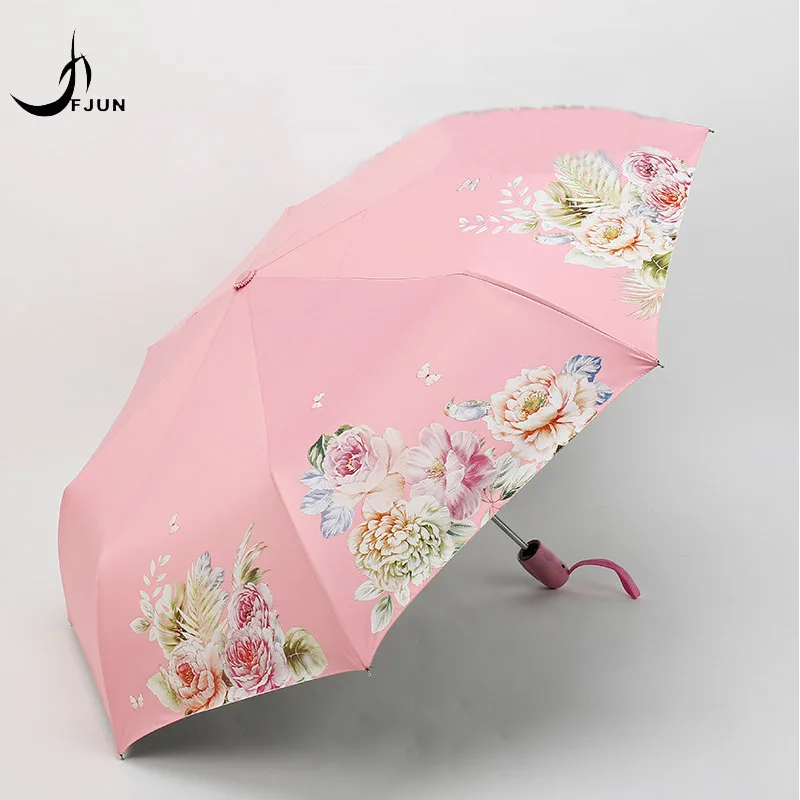 

Automatic Folding Sun Umbrella Rain Women Strong 8K Waterproof sunscreen UV umbrellas Brand Paraguas Girls Guarda Chuva Female