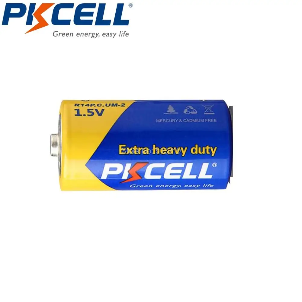 10 шт. аккумуляторы PKCELL C R14P UM2 1 5 в|battery vacuum|battery slimbattery recharger for iphone |