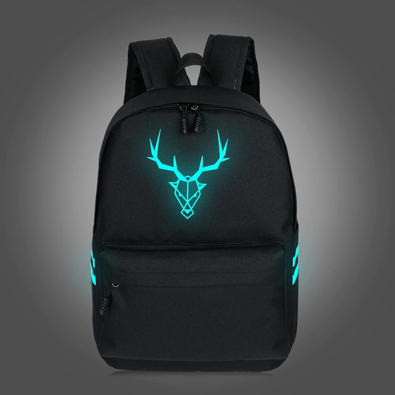 Online 2019 School Backpacks For Teenage Boy Girls Luminous Cartoon Bag Schoolbag Bag For Teenagers Student Cute Cat Backpack to School
