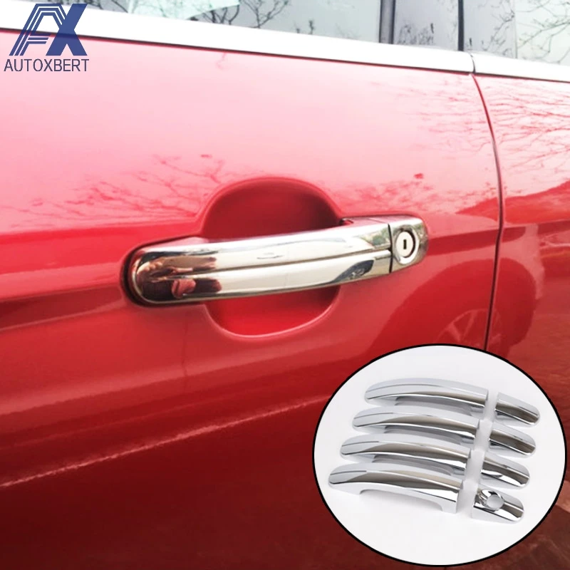 AX хромированная дверная ручка Крышка для Ford Focus 2 Mk2 Накладка крышка чашка 2005 2006 2007