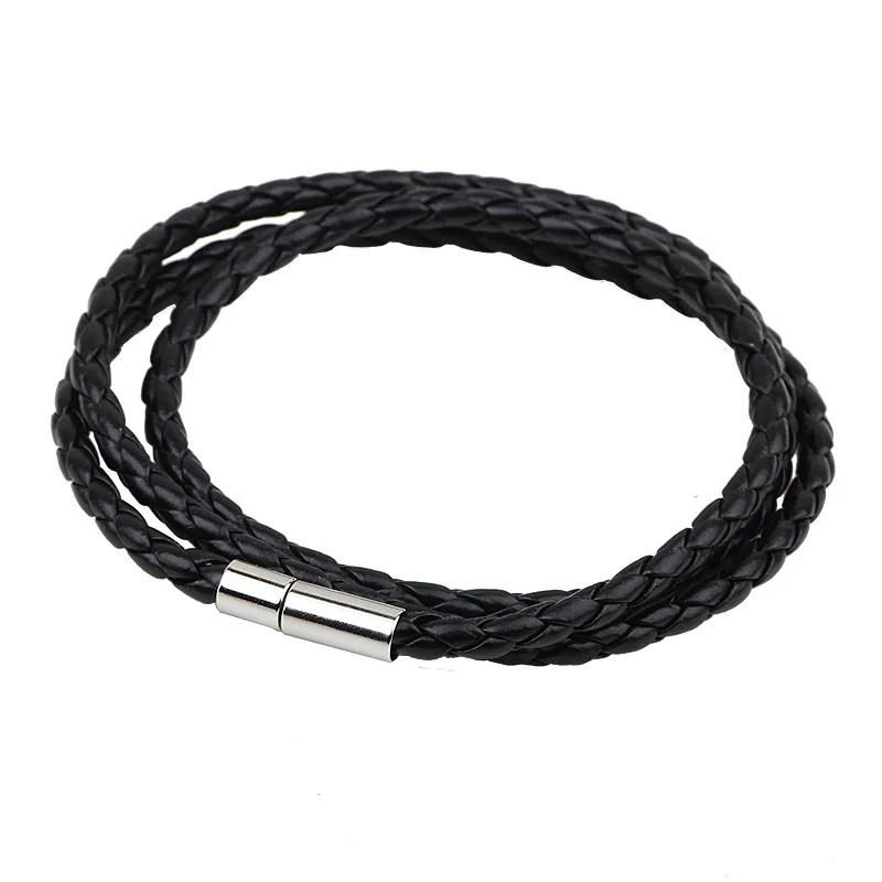 Wholesale Leather Mens Bracelets Women Jewelry Armband Long Bracelet Female Braslet Pulseira Masculina Accessoreis Gift