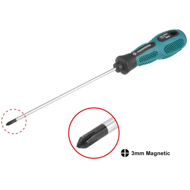Uxcell Hot Sale #0 Phillips Screwdriver 5 Inch Round Shaft Non Slip Comfortable Handle