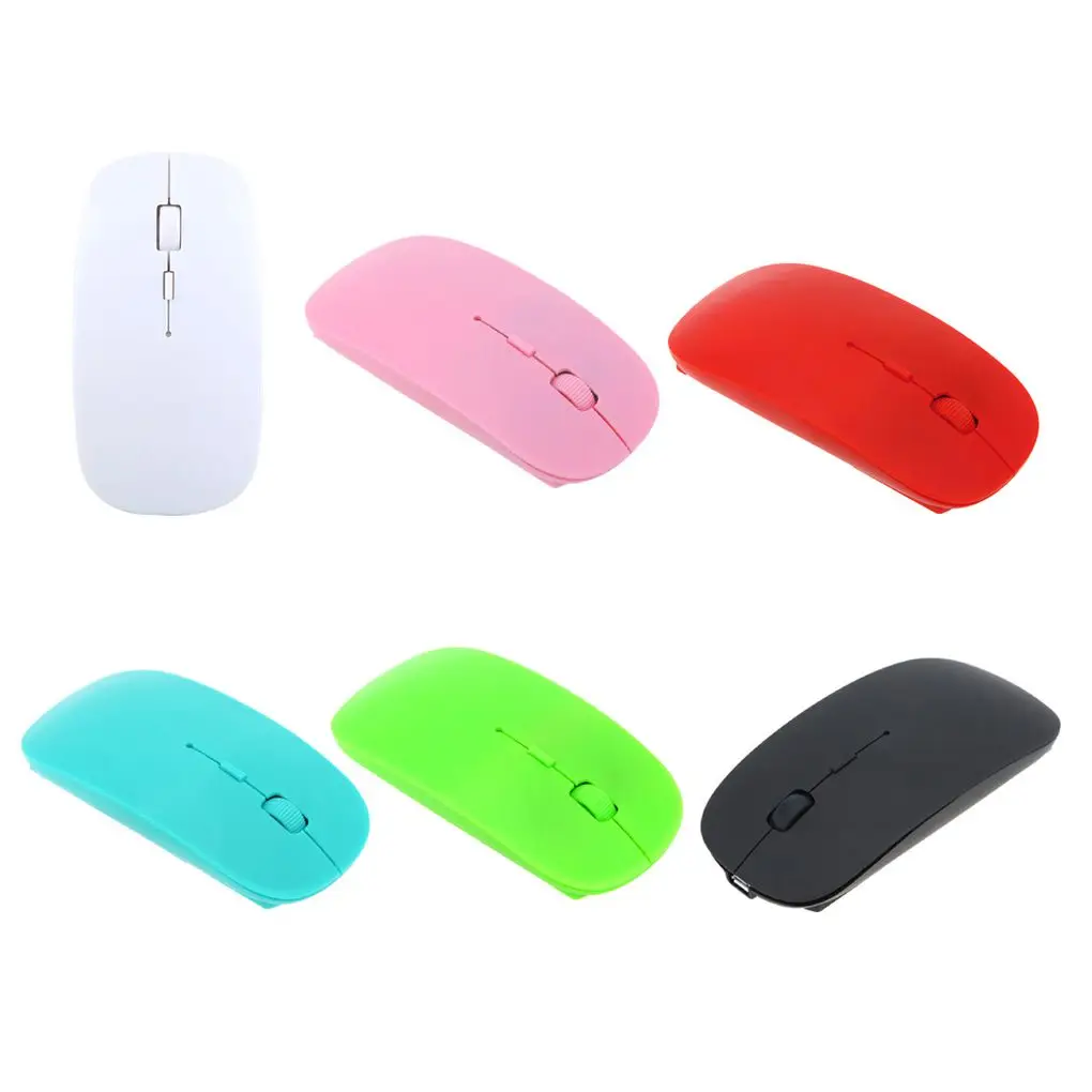 

2019 Promotion Computer Mouse Mice for Laptop Notebook! Ultra Thin 2.4G Optical Wireless Mouse USB Receiver Air Mouse Cordless