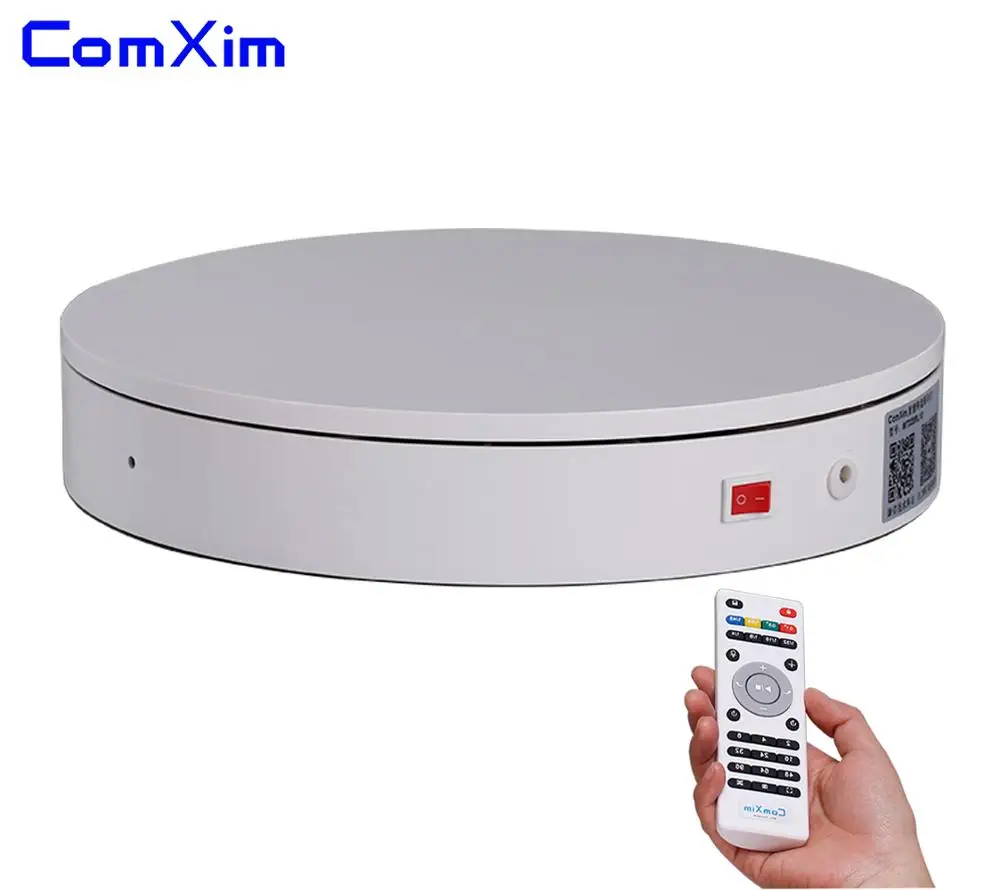 ComXim 32 см 12.6in вращающийся электрический стол для фотосъемки с пультом