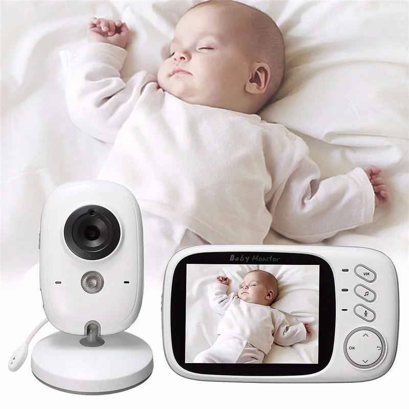 Vb603 радионяня babyfoon camara bebe 3,2 дюймов TFT lcd IR ночное видение 2 способ разговора 8 колыбельных монитор температуры детская камера