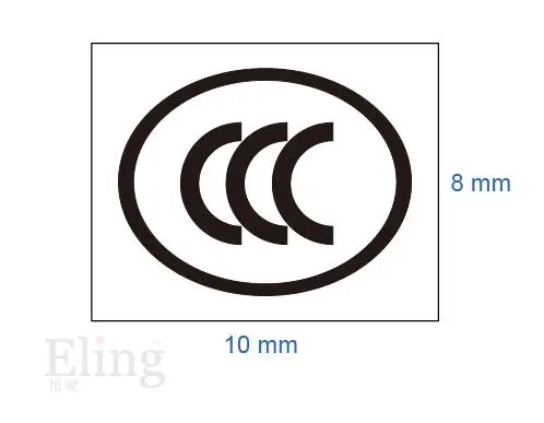 

50000pcs/lot 10x8mm CCC authentication Self-adhesive paper label sticker for quality control, Item No.FA10