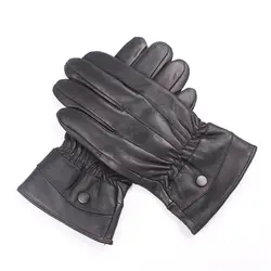 2018 Высокое качество Новые Осенние Зимние перчатки мужские перчатки теплые из натуральной кожи овчины варежки уличные перчатки