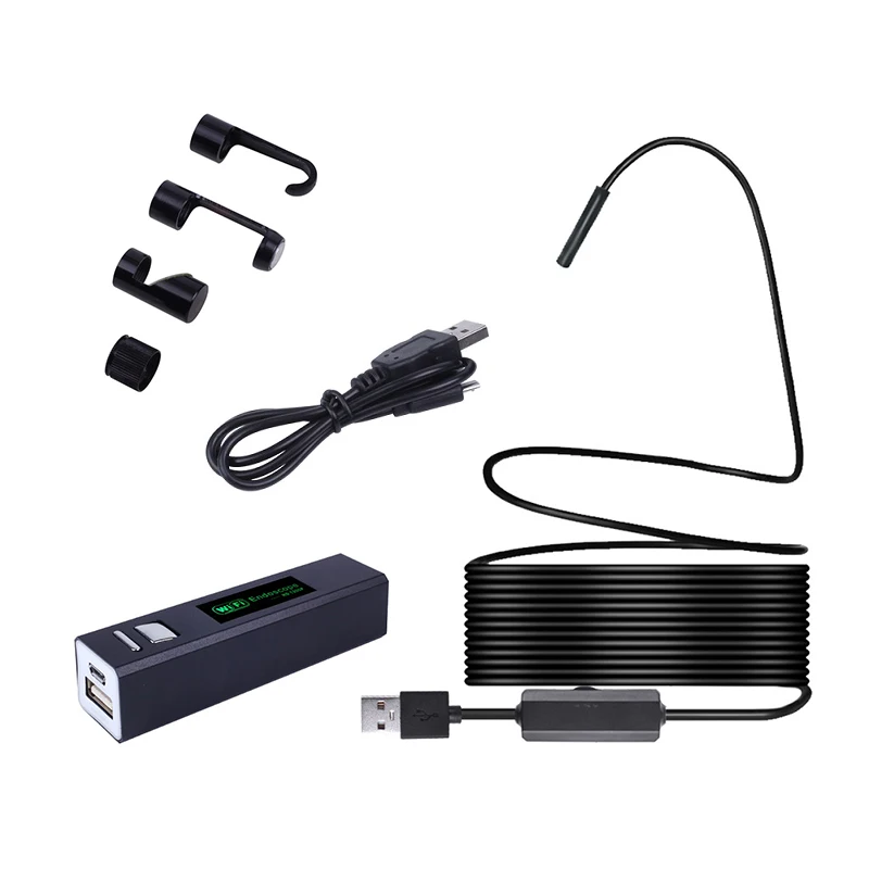 

F150 WiFi Endoscope camera 8mm Lens mini inspection camera HD1200P 3.5m Soft Hard Cable waterproof borescope for smart phones