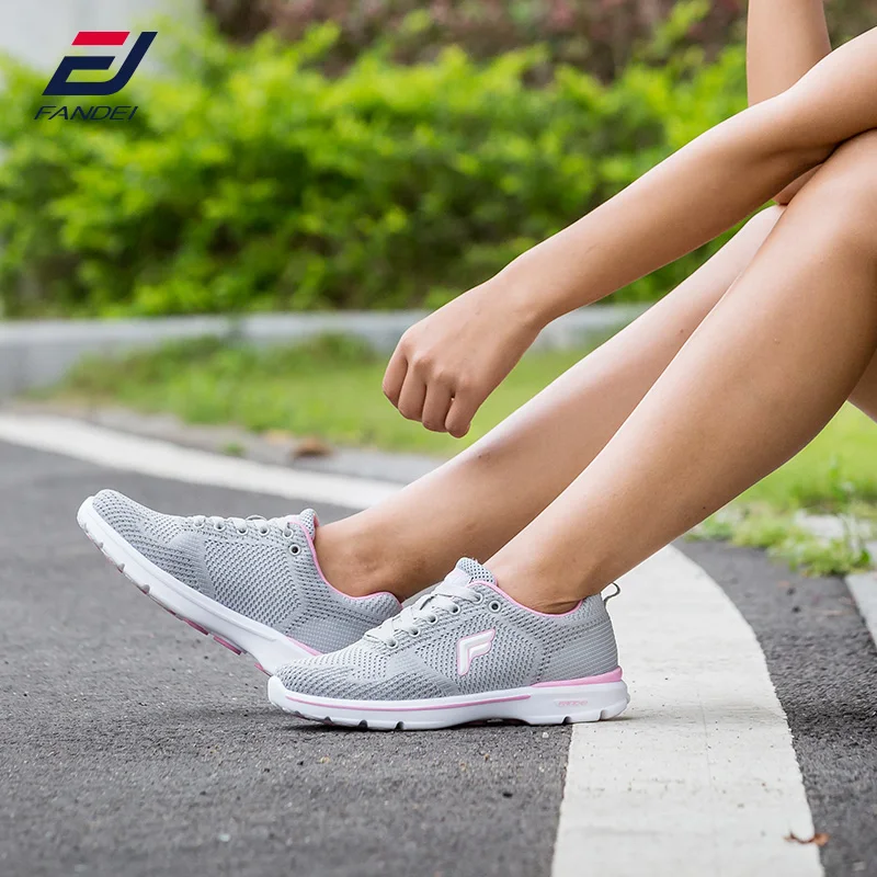 FANDEI Primavera de 2017 zapatillas de deporte de las mujeres de malla transpirable zapatos para correr de mujer amortiguación deporte Zapatos de mujer zapatillas de mujer deporte