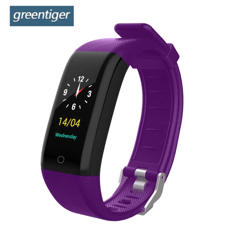 

Greentiger Bluetooth T10 Smart Band Bracelet IP68 Waterproof Romote Camera Sport Heart Rate Monitor Fitness VS Y5 Wristband