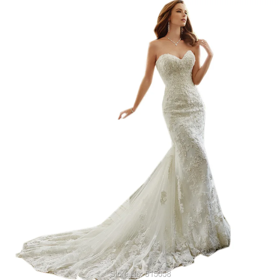 Lace Mermaid Wedding Dress 2017 Lebanon Designer Bridal 1 2
