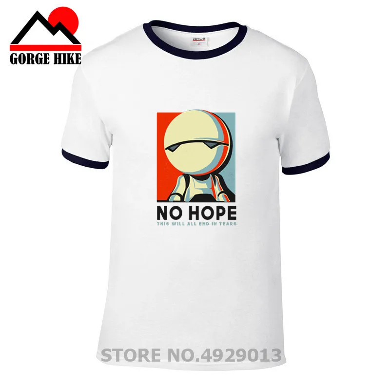 Мужская футболка Funny No Hope с надписью Marvin The Paranoid на Android принтом itchhiker's Guide To