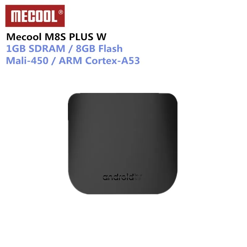 

Mecool M8S Plus W Android 7.1 TV BOX Amlogic Quad core 1GB+8GB / 2GB+16GB Smart Media Player With 2.4G WiFi 4K USB 2.0 Mini PC