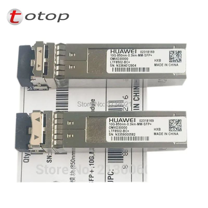 

Huawei SFP Module Multi-mode10G-850NM-0.3KM-MM-SFP+ Fiber Optic Module 02318169