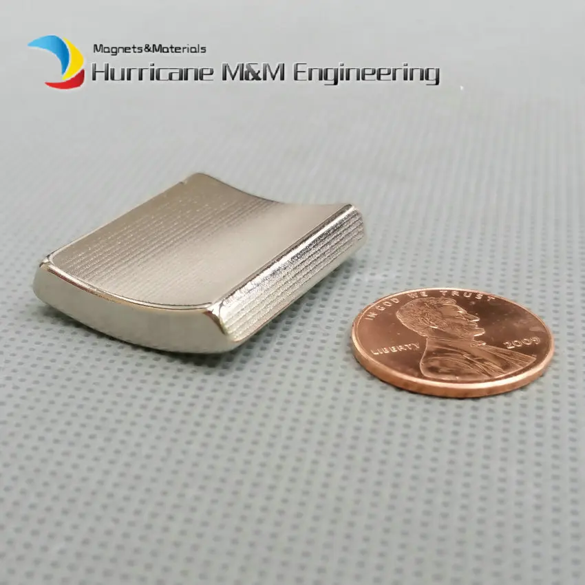 

120 pcs NdFeB Arc Segment OD65xID55x45degx28 mm 0.6" N42 Motor Magnet for Generator Wind Turbine Neodymium Rotor Magnet