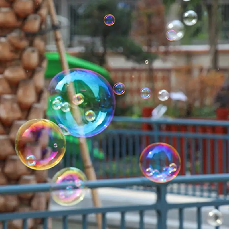 Kids ABS Electric Automatic Blowing Bubbles Machine Outdoor Toys For Children Safe Nontoxic Bubble Summer Games Lovely Gifts