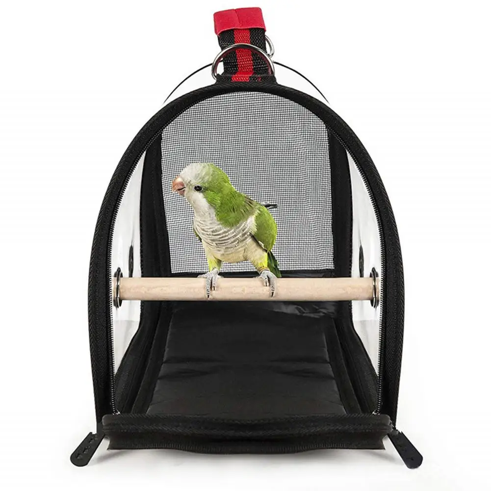 Птица дорожная клетка ПВХ прозрачный дышащий попугай сумочка