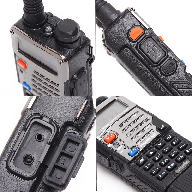 Портативная рация высокой мощности Baofeng UV 5RE 8 Вт 3800 мАч 10 км uhf vhf дальность